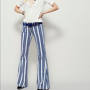 Free People Denim Flares